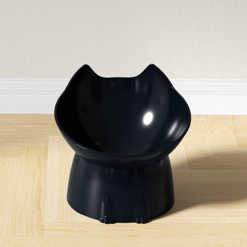 Anti-Tip Elevated Tilted Cat Feeding Bowl