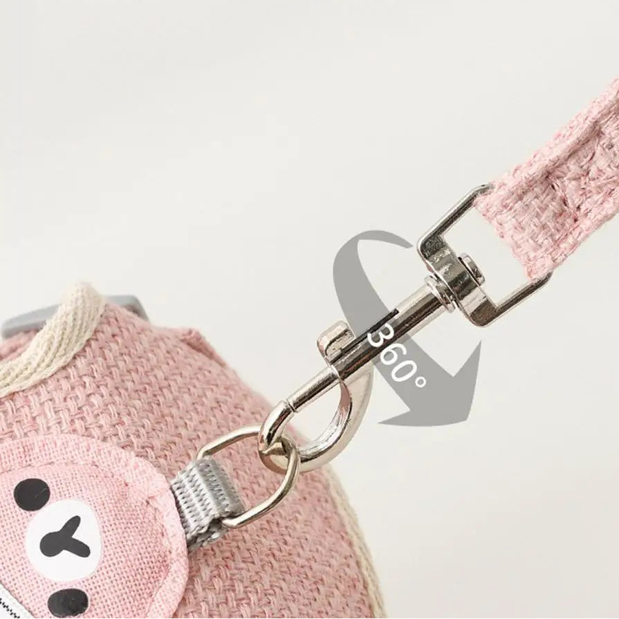 Breathable Adjustable Undershirt Style Pet Harness & Leash Set