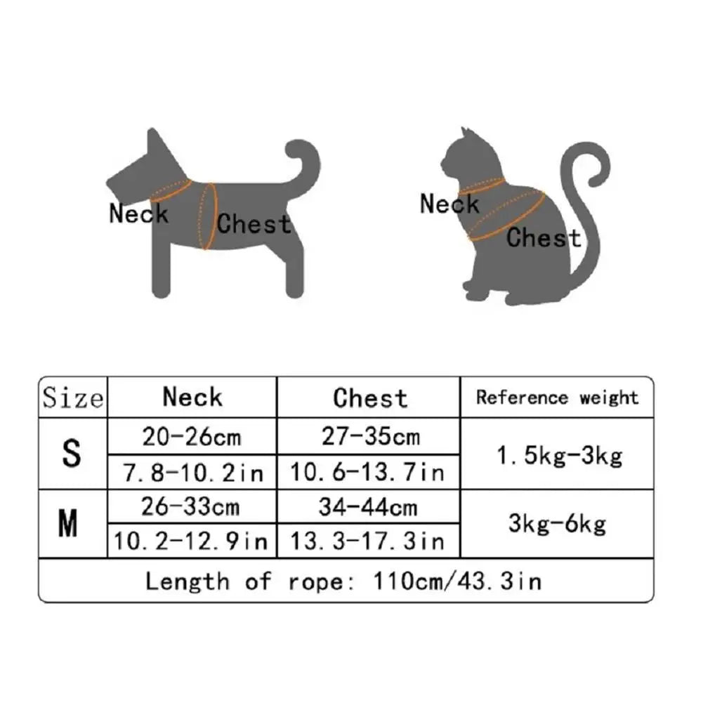 Breathable Adjustable Undershirt Style Pet Harness & Leash Set
