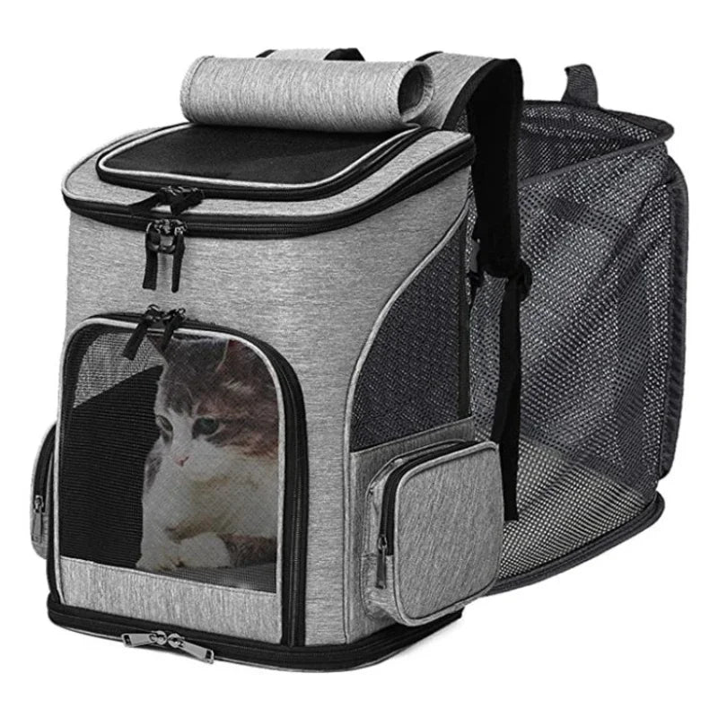 Breathable Foldable Expandable Pet Carrier Backpack