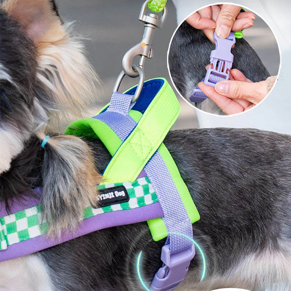 Breathable Saddle Style No Pull Dog Harness and Leash