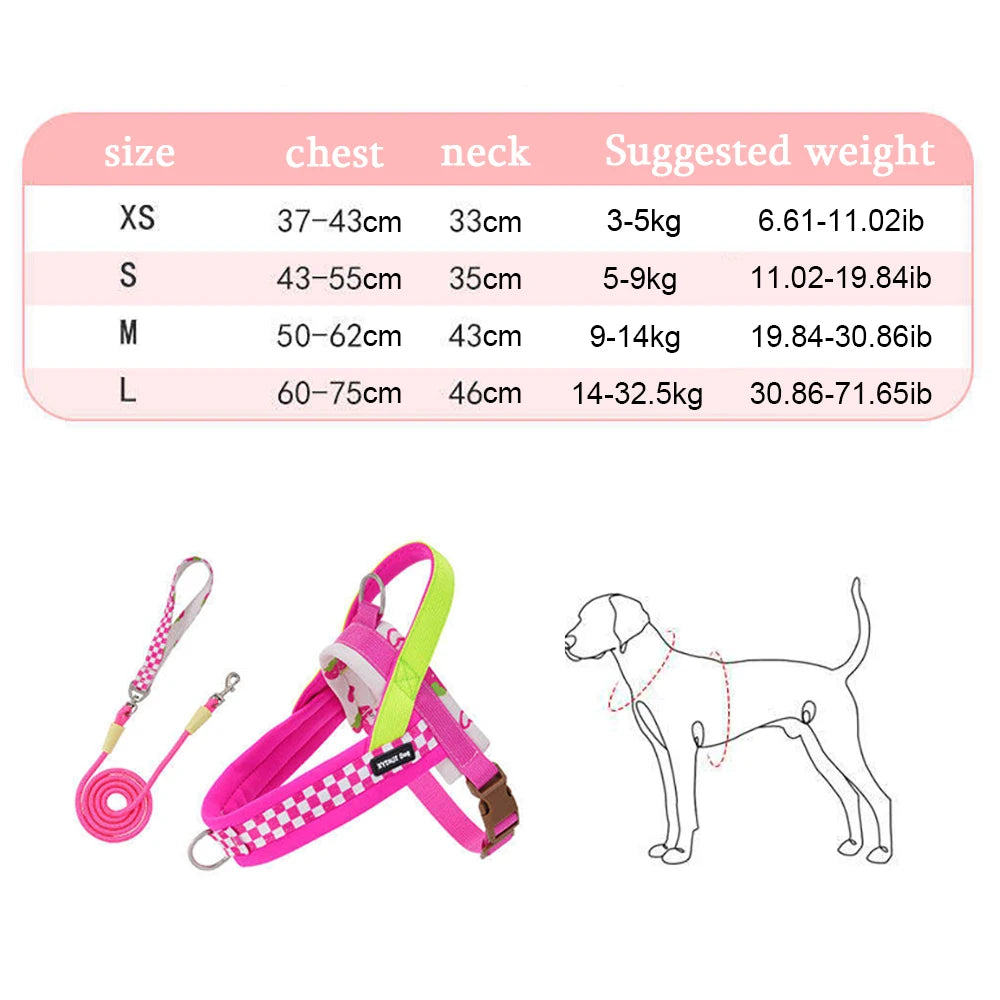 Breathable Saddle Style No Pull Dog Harness and Leash
