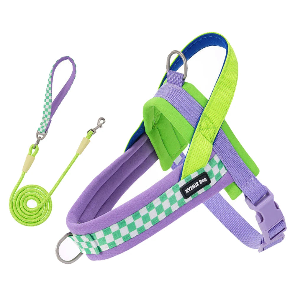 Breathable Saddle Style No Pull Dog Harness and Leash