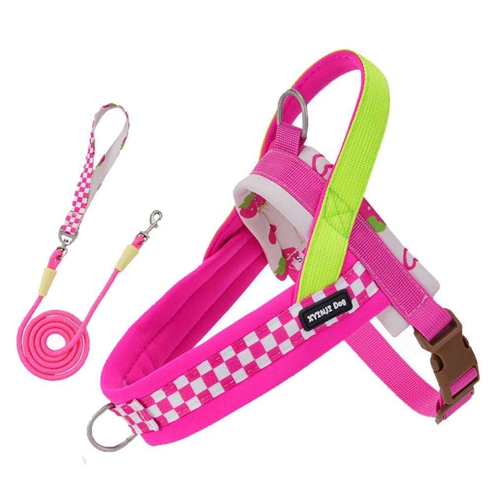 Breathable Saddle Style No Pull Dog Harness and Leash