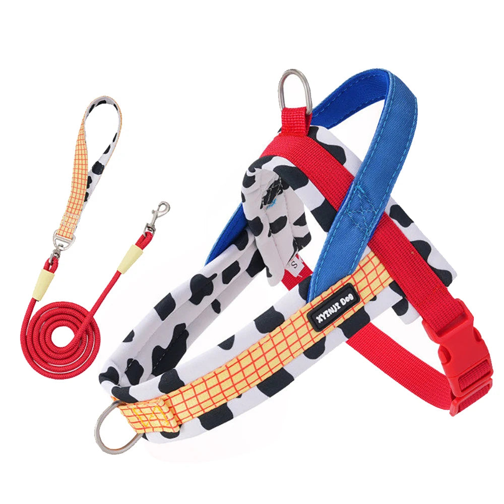 Breathable Saddle Style No Pull Dog Harness and Leash