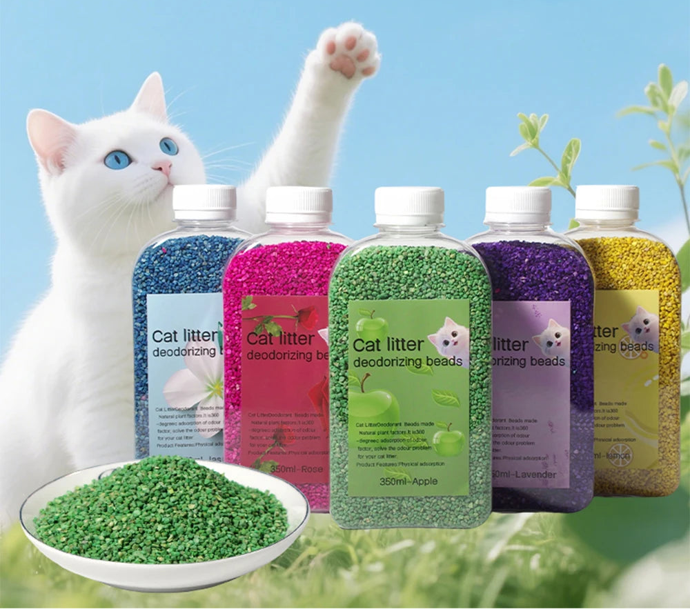 Cat Litter Deodorizing Beads for Fresh Homes