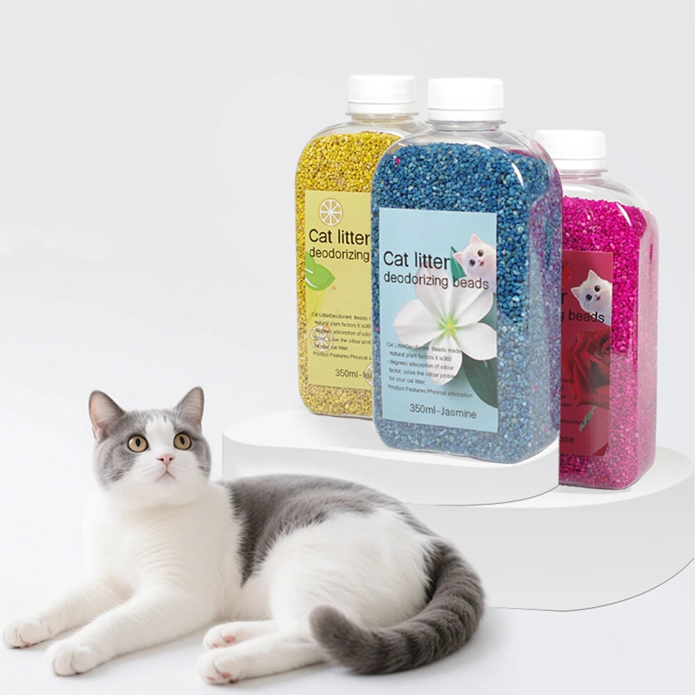 Cat Litter Deodorizing Beads for Fresh Homes