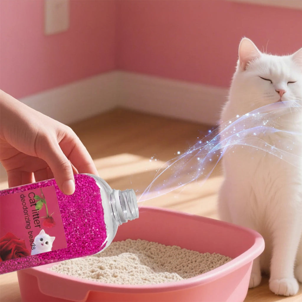 Cat Litter Deodorizing Beads for Fresh Homes