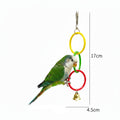 Colorful Hanging Bird Ring Climbing And Chewing Toy