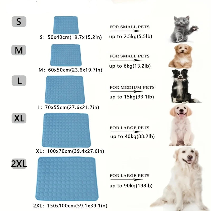 Cooling Gel Pet Mat For Cats & Dogs