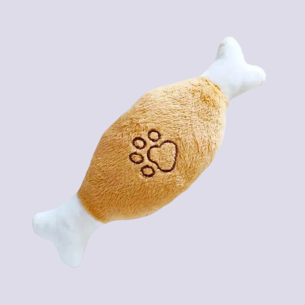 Corduroy Plush Squeaky Animal Dog Toy