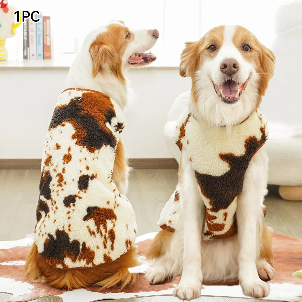 Cozy Flannel Dog Sweater Vest