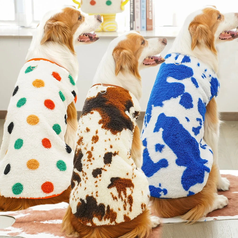 Cozy Flannel Dog Sweater Vest