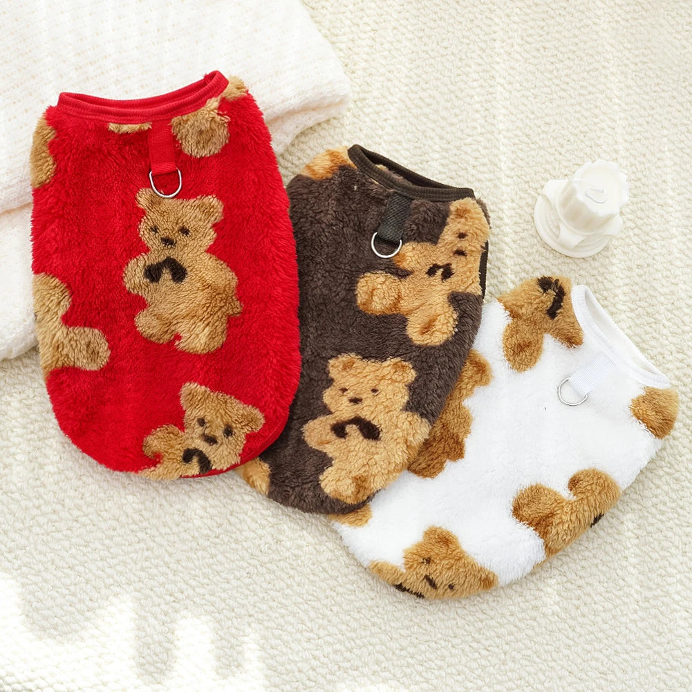 Cozy Flannel Dog Sweater Vest