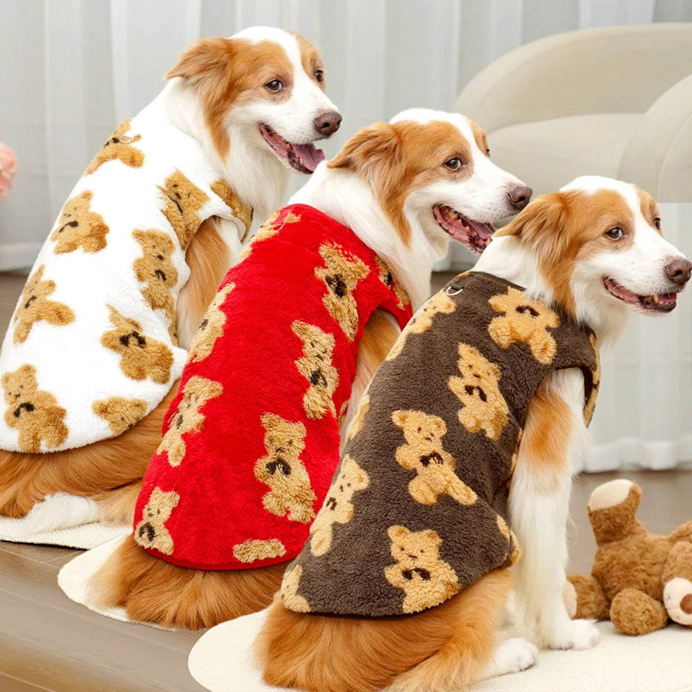 Cozy Flannel Dog Sweater Vest