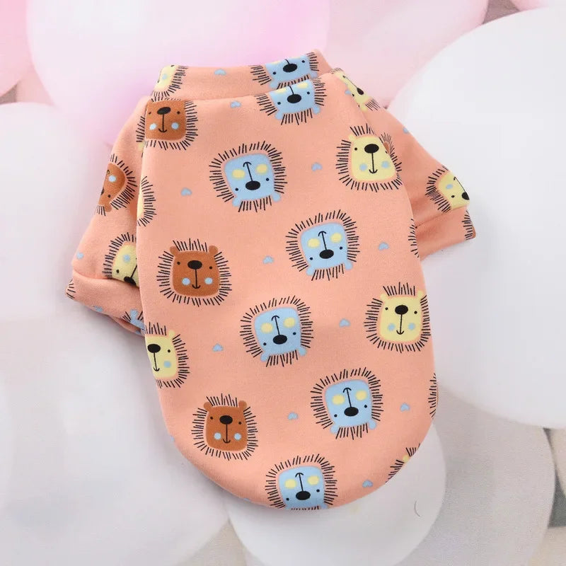 Cozy Fleece Pet Sweatshirt for Cats & Dogs