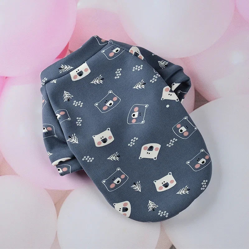 Cozy Fleece Pet Sweatshirt for Cats & Dogs