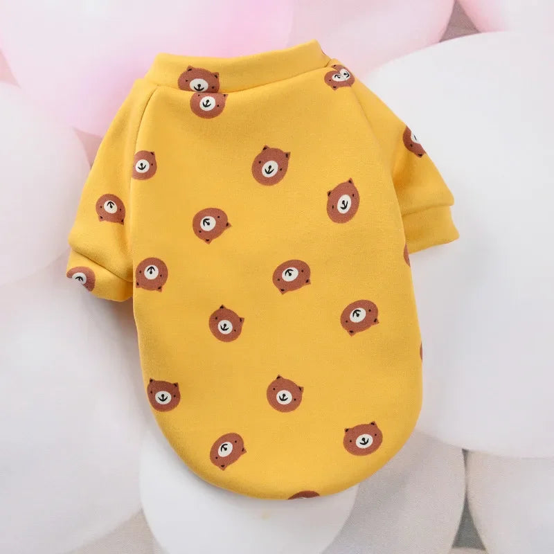 Cozy Fleece Pet Sweatshirt for Cats & Dogs