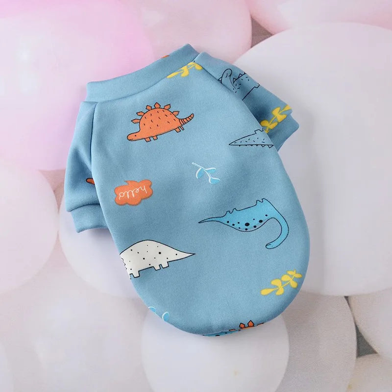 Cozy Fleece Pet Sweatshirt for Cats & Dogs