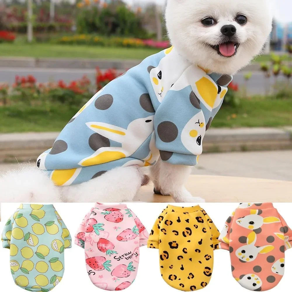 Cozy Fleece Pet Sweatshirt for Cats & Dogs