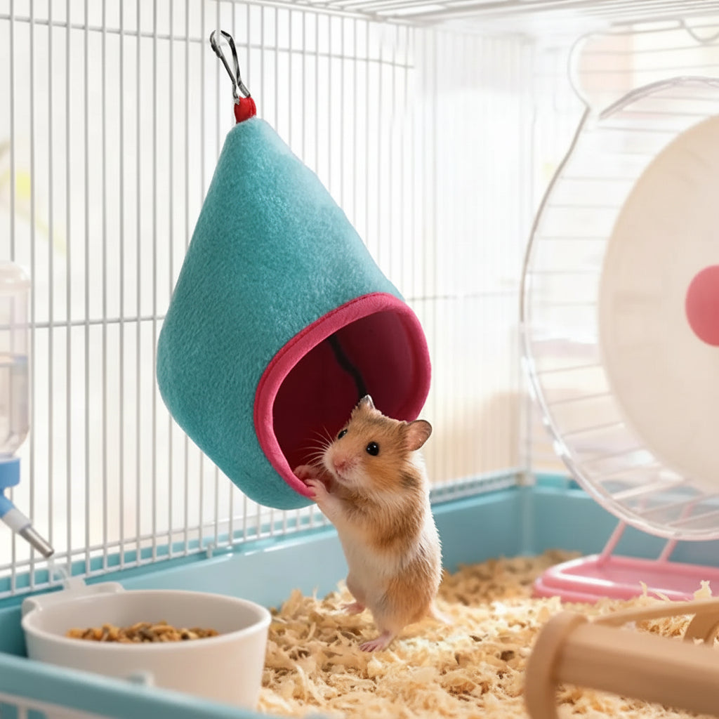 Cozy Hanging Hamster Nest Sleeping Hideaway
