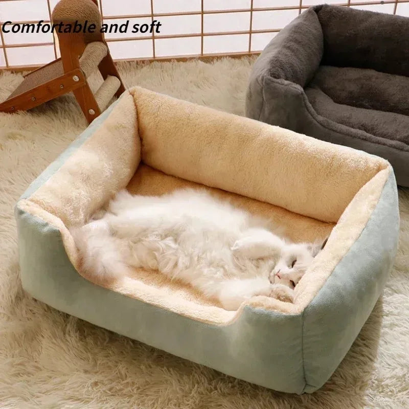 Cozy and Comfortable Plush Pet Bed