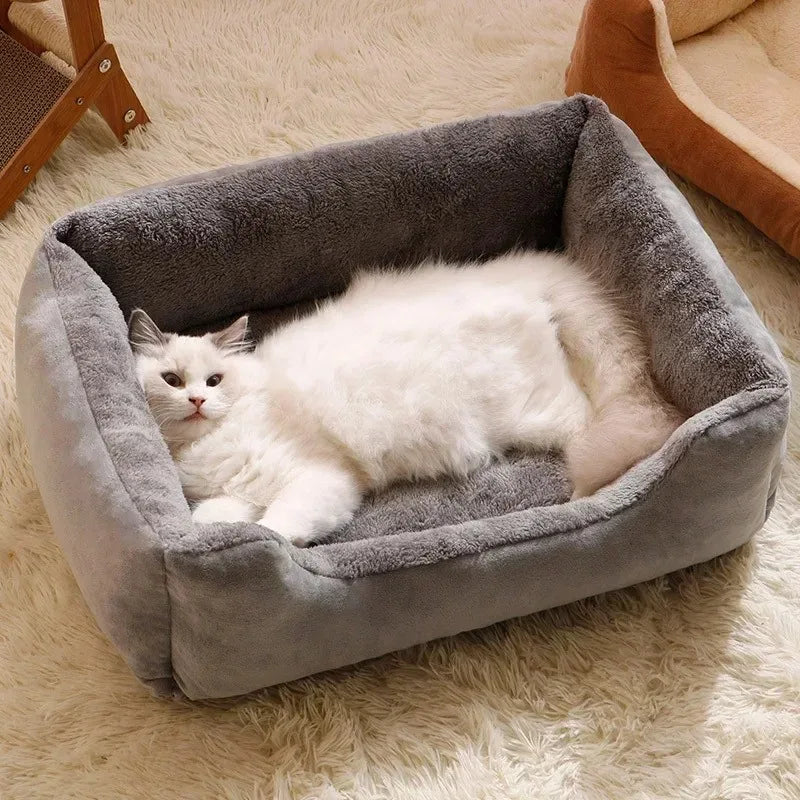 Cozy and Comfortable Plush Pet Bed