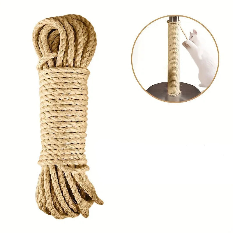 DIY Natural Sisal Cat Scratcher Rope