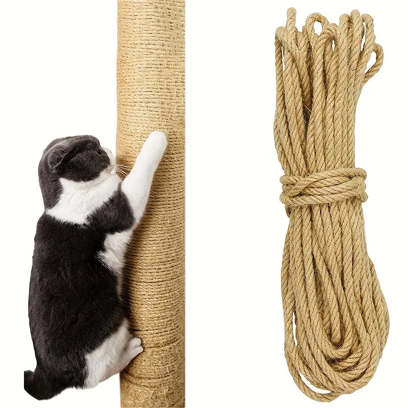 DIY Natural Sisal Cat Scratcher Rope