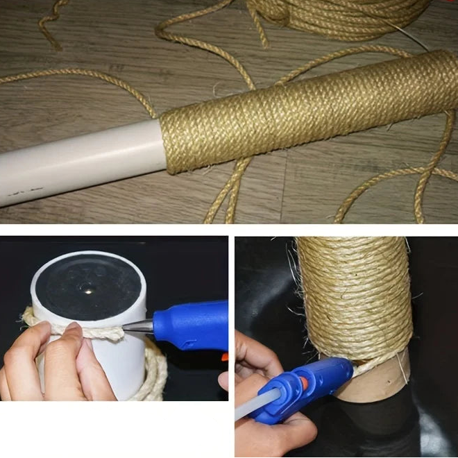 DIY Natural Sisal Cat Scratcher Rope