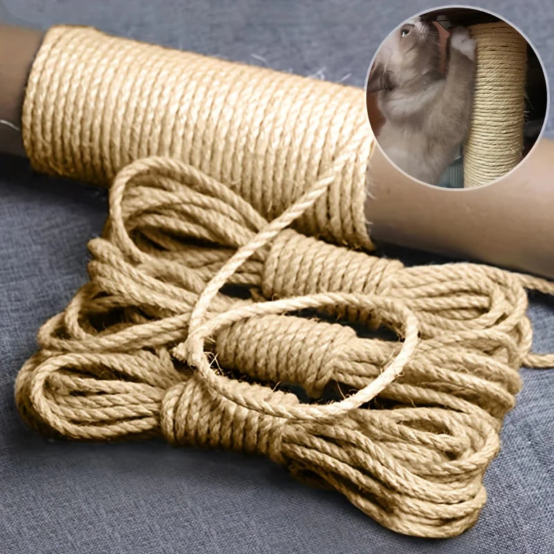 DIY Natural Sisal Cat Scratcher Rope