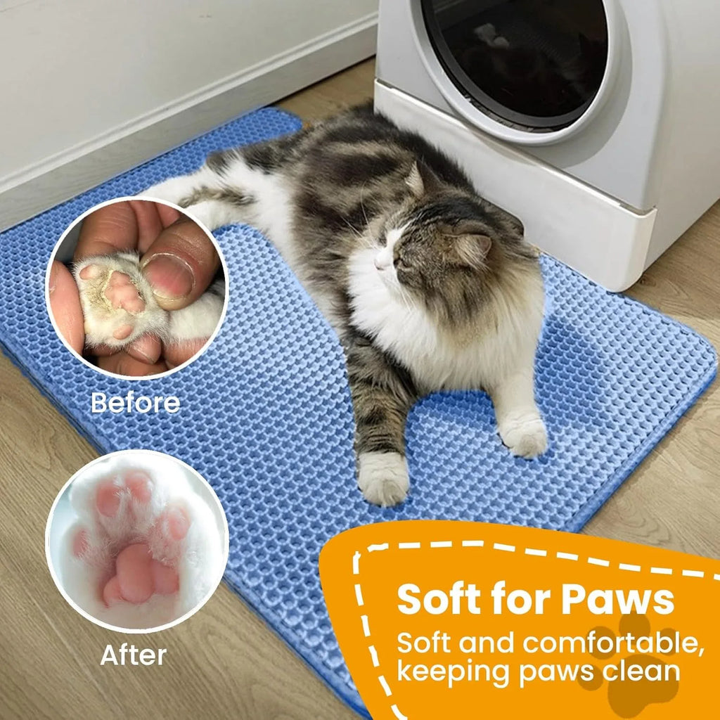 Double Layer Honeycomb Cat Litter Mat