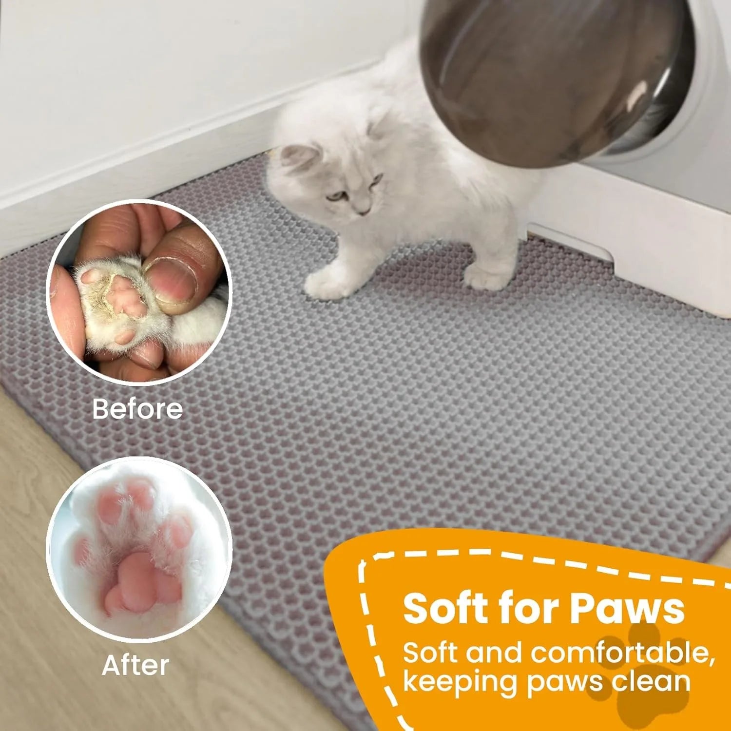 Double Layer Honeycomb Cat Litter Mat