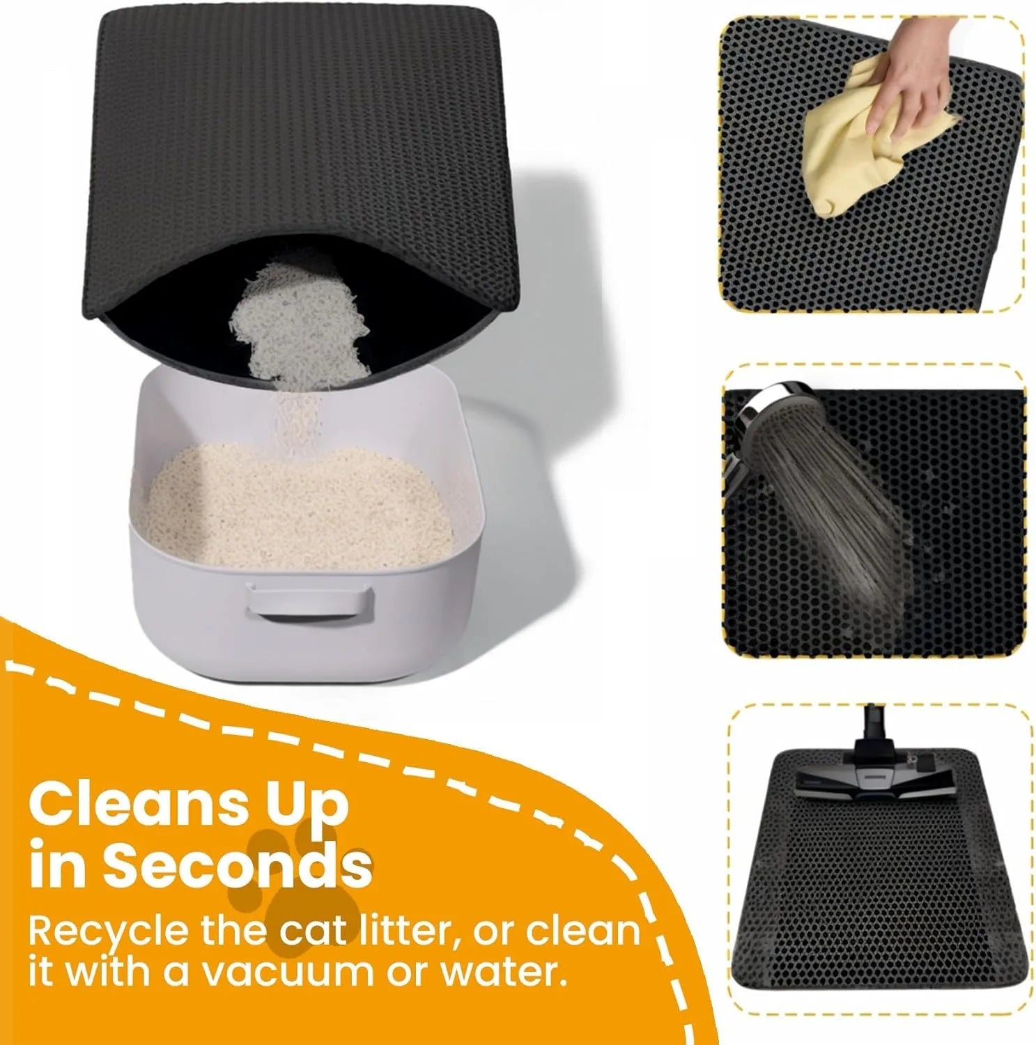 Double Layer Honeycomb Cat Litter Mat
