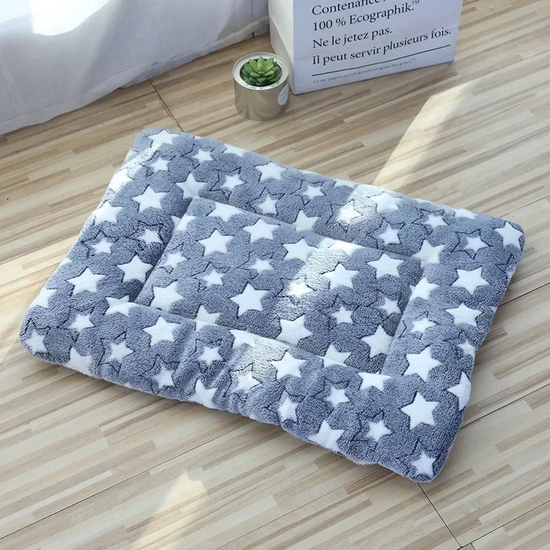 Double-Sided Plush Pet Mat for Cats & Dogs