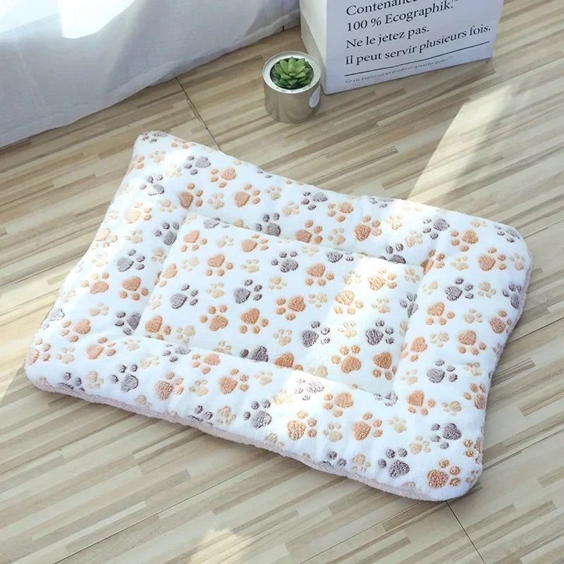 Double-Sided Plush Pet Mat for Cats & Dogs