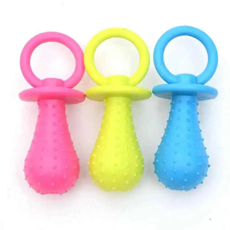 Durable Spiky Rubber Teeth Cleaning Chew Toy For Dogs