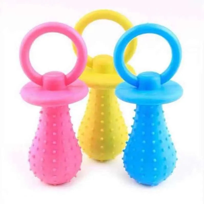 Durable Spiky Rubber Teeth Cleaning Chew Toy For Dogs