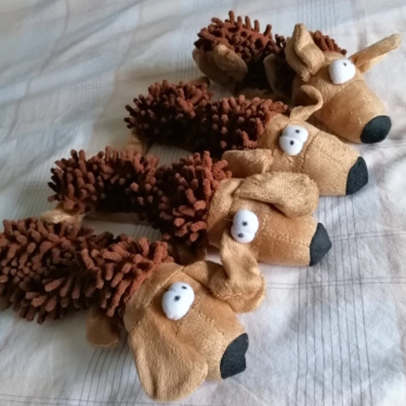 Durable Squeaky Animal Shape Plush Pet Toy