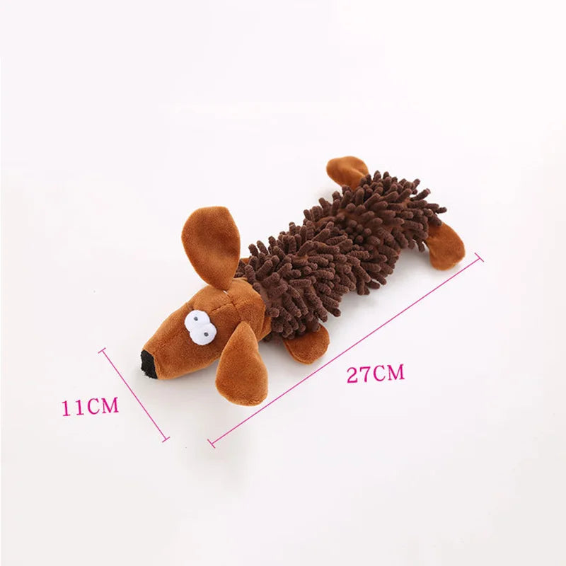 Durable Squeaky Animal Shape Plush Pet Toy