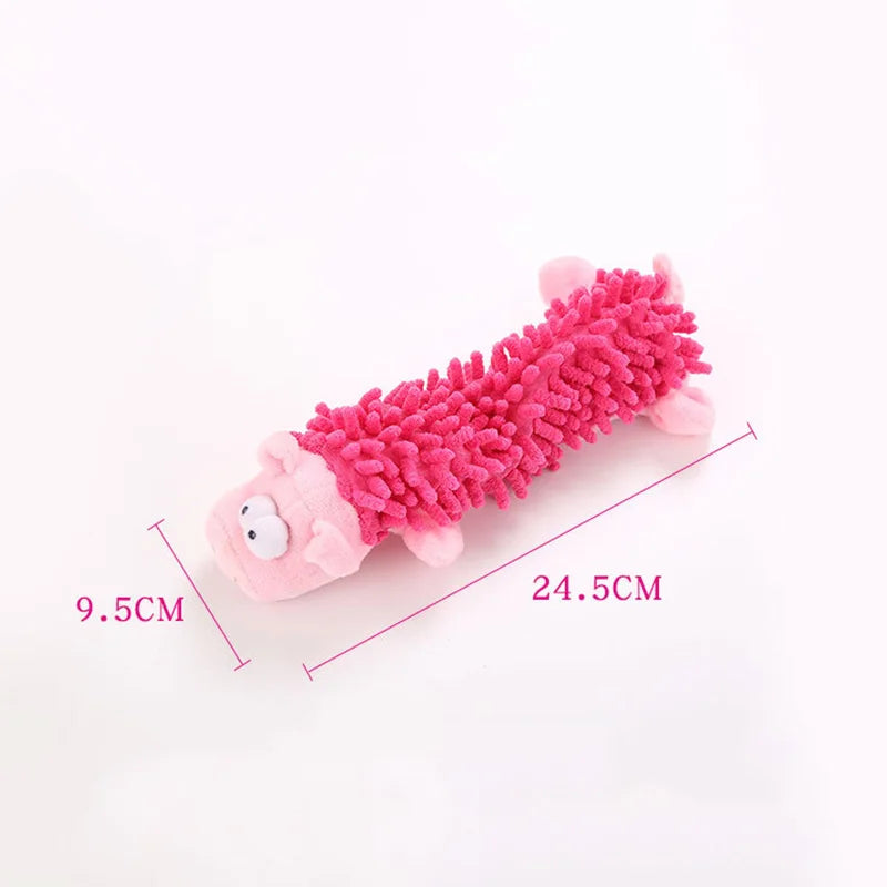 Durable Squeaky Animal Shape Plush Pet Toy