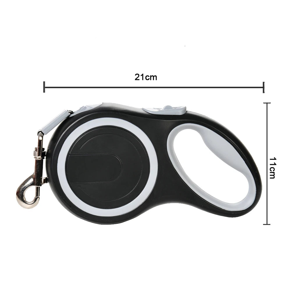 Extendable and Retractable Dog Strap Leash