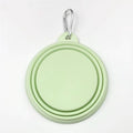 Foldable Silicone Pet Travel Bowl With Carabiner Clip