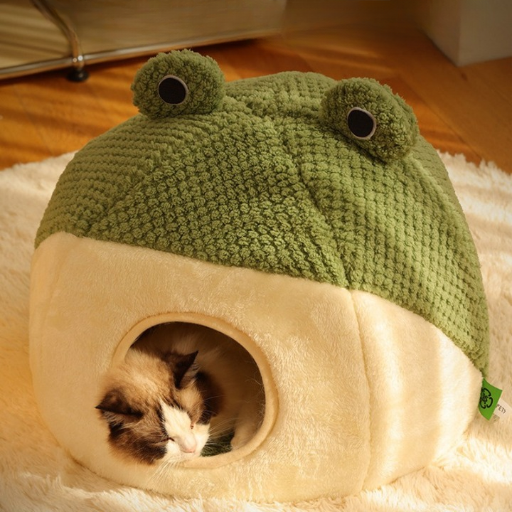 Frog-eyed Comfortable Pet Bed Nest Villa House