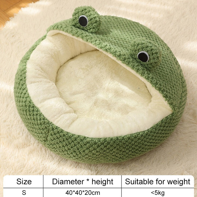Frog-eyed Comfortable Pet Bed Nest Villa House