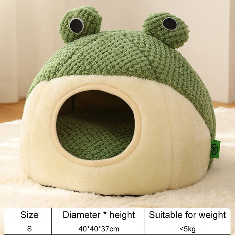 Frog-eyed Comfortable Pet Bed Nest Villa House