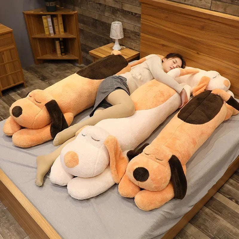 Giant Soft Down Cotton Stuffed Dog Plush Pillow