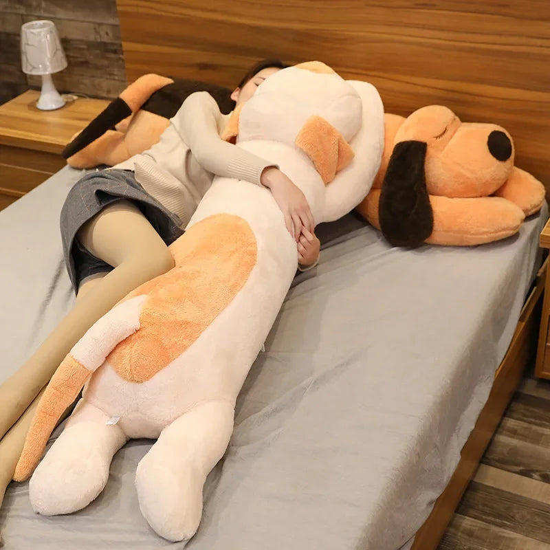 Giant Soft Down Cotton Stuffed Dog Plush Pillow