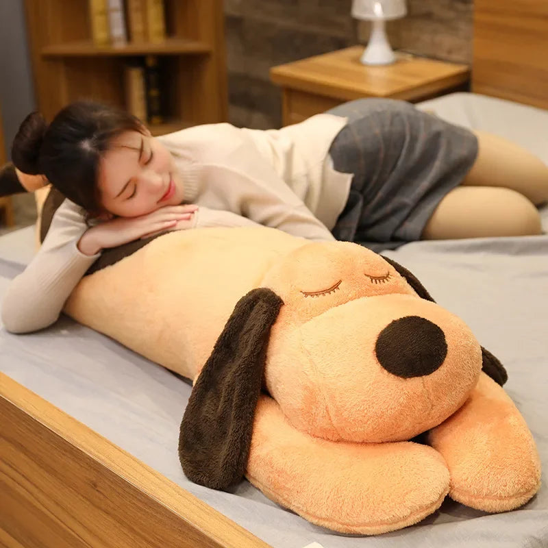 Giant Soft Down Cotton Stuffed Dog Plush Pillow