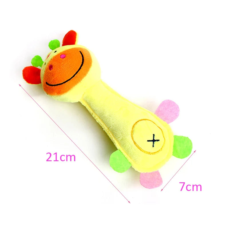 Durable Squeaky Animal Shape Plush Pet Toy